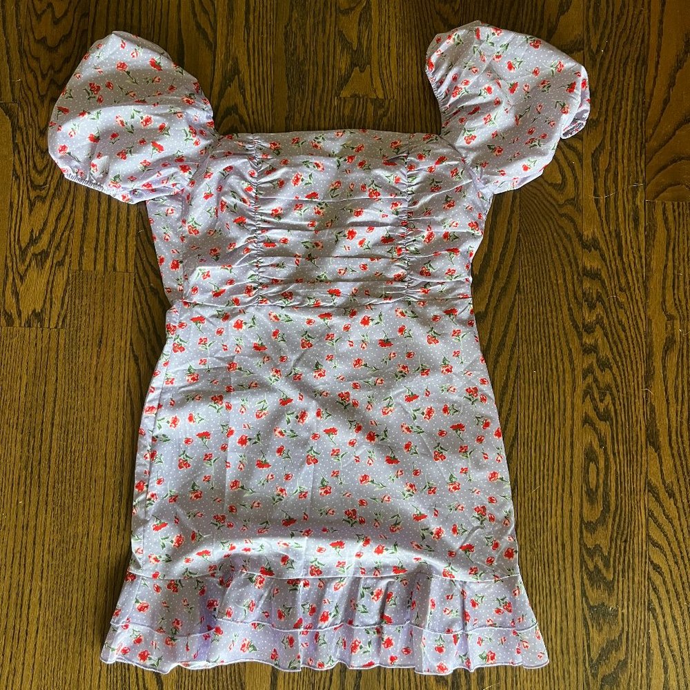 Floral lsf look alike dress